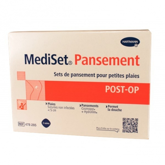 Mediset Pansement petites plaies Post-Op x3