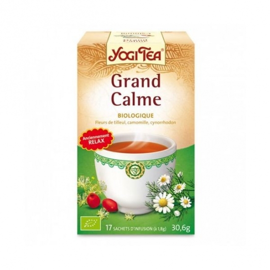 Yogi tea grand calme boite de 17 sachets 