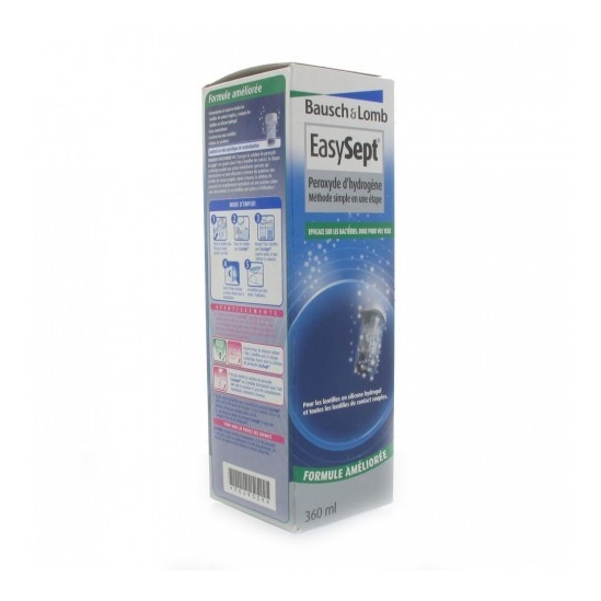 Bausch & Lomb Easysept Solution Pour Lentilles Au Peroxyde D'hydrogene 360 Ml