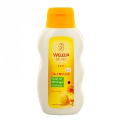 Weleda Huile de massage douceur bébé au Calendula 200mL