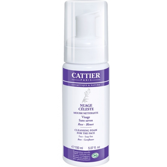 Cattier mousse nettoyante nuage celeste visage 150ML