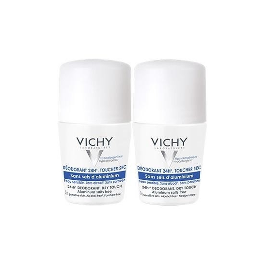 Vichy Déodorant 24H sans sels d'aluminium - Roll-on