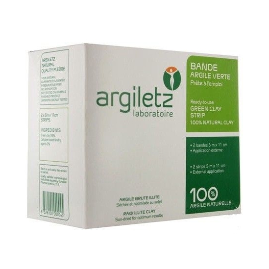 Argiletz bande d'argile verte 2 bandes