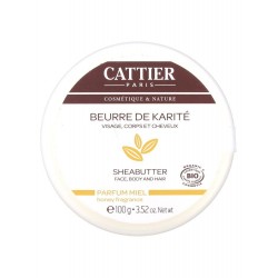 Cattier Beurre de Karité Parfum Miel 100 g