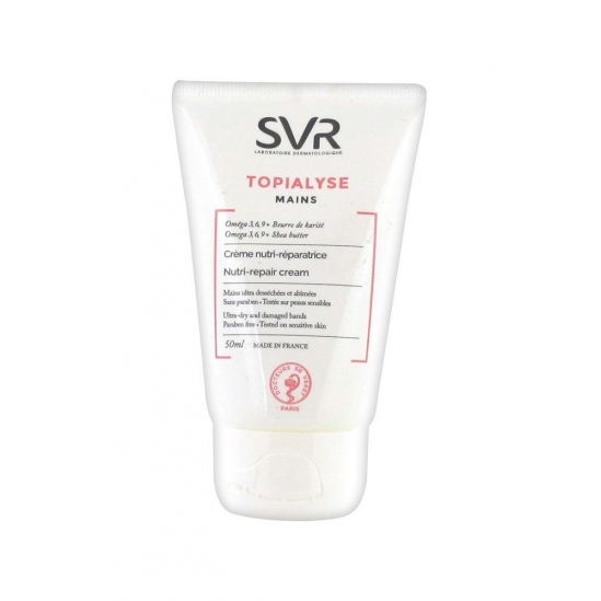 SVR Topialyse Crème Nutri-Réparatrice Mains 50 ml