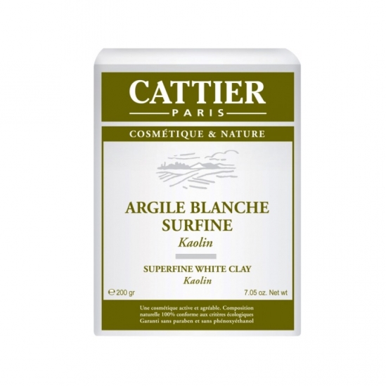 Cattier Argile Blanche Surfine Kaolin 200 g