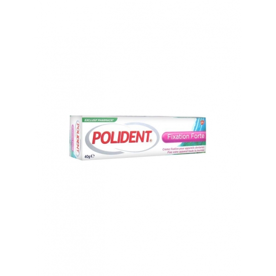 Polident Fixation Forte Crème Fixative pour Appareils Dentaires 40 g