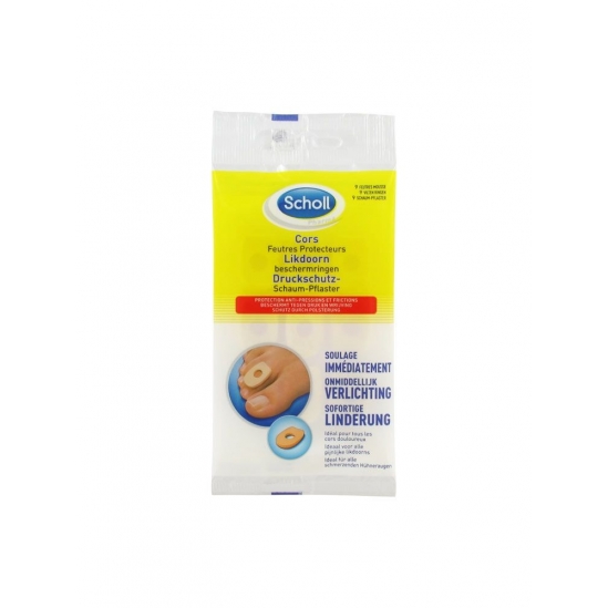 Scholl Cors Feutres Protecteurs 9 Feutres Mousse