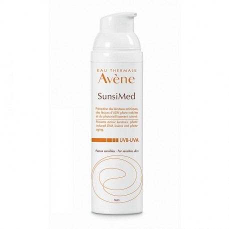 Avène Solaire Sunsimed Tres Haute Protection Peaux Sensibles 80ml 