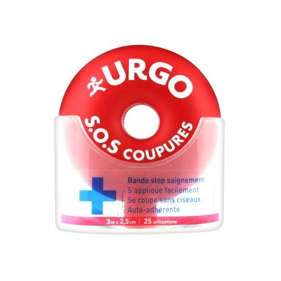 Uurgo SOS Coupures Bandes 3m x 2,5cm