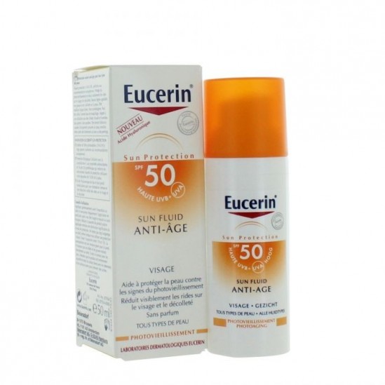 Eucerin Sun Protection Spf50 Fluide Anti-Age Visage 50ml 