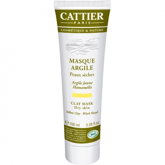 CATTIER MASQUE ARGILE JAUNE 100ML