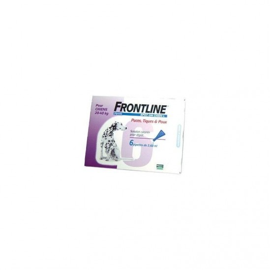 Frontline Spot-on Grand Chien 20 à 40kg 6 Pipettes