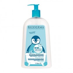 Bioderma cold cream crème lavante nourrissante ABCderm 1000 ml