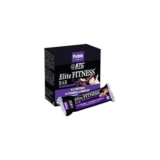STC NUTRITION Elite Fitness Bar Chocolat x5 STC NUTRITION Elite Fitness Bar Chocolat x5