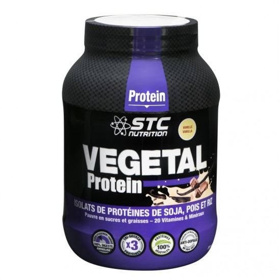 STC Nutrition Vegetal Protéines Goût Vanille 750g