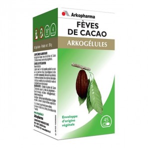 Arkopharma Arkogelues Fèves de Cacao 45 gélules