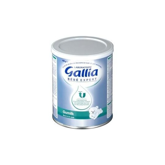 Gallia Bébé Expert Gumilk Lait en Poudre Anti-Régurgitations 400g