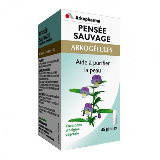 Arkopharma Arkogélule Pensée Sauvage 45 gélules