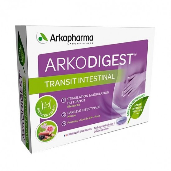 Arkopharma Arkodigest Transit Intestinal 30 comprimés