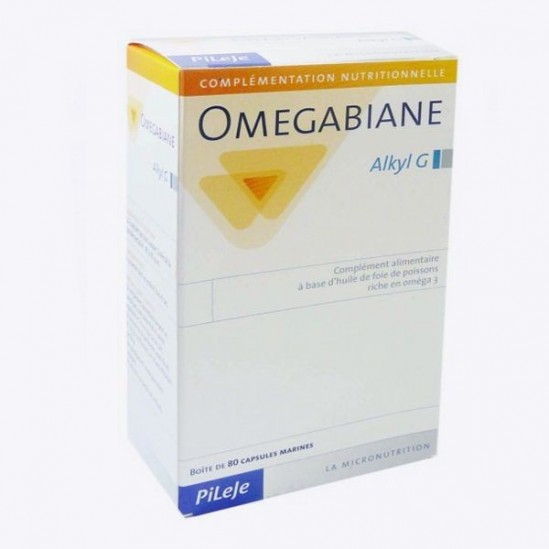 Pilèje Omegabiane Alkyl G 80 capsules