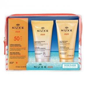 Nuxe sun crème SPF50 + après soleil + shampooing 50ml