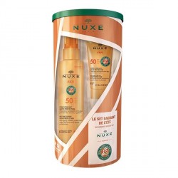 Nuxe sun coffret rolland Garros SPF50 Spray 150 ml + Crème Visage 30 ml