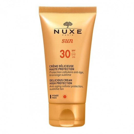 Nuxe Sun Crème Délicieuse Visage Haute Protection SPF30 50ml