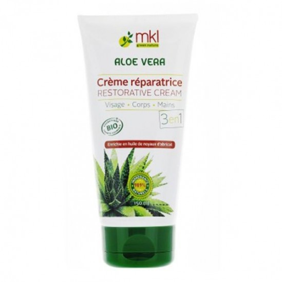 Mkl Crème Réparatrice Aloe Vera 98.9% Bio 150ml