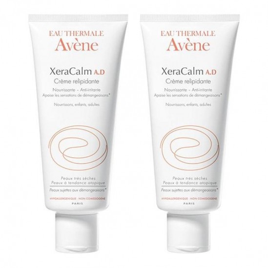 Avène XeraCalm AD Crème Relipidante Lot de 2x200 ml