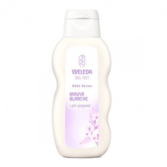 Weleda Bébé Derma Lait Corporel Mauve Blanche 200 ml