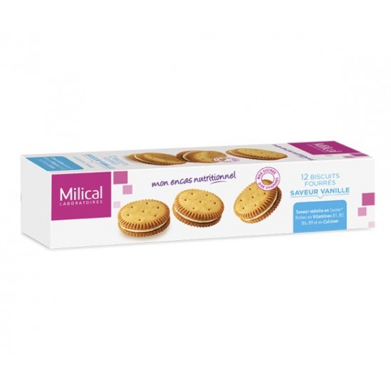 Milical Biscuits hyperprotéinés Saveur Vanille x8 200g