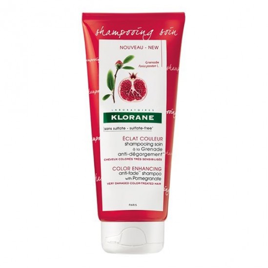 Klorane shampooing soin à la grenade anti dégorgement 200 ml Klorane shampooing soin à la grenade anti dégorgement 200 ml