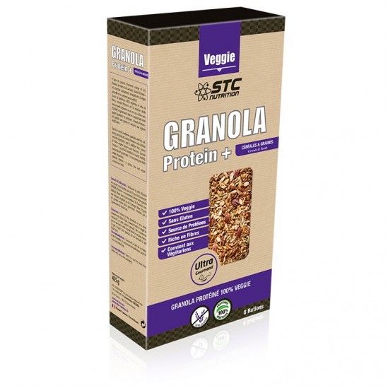 STC Granola proteine vegan boîte de 425g