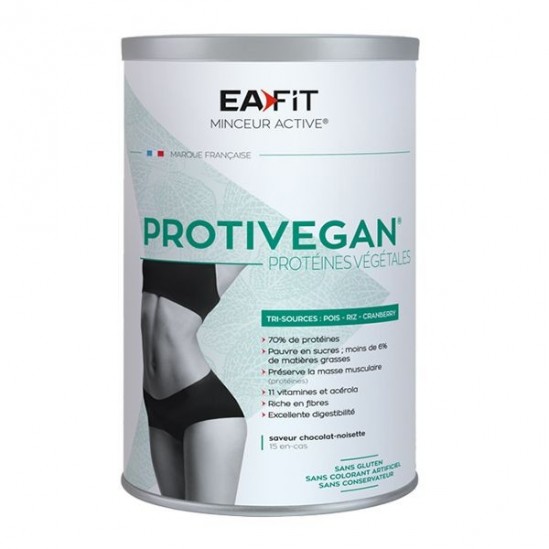 Eafit protivegan chocolat - noisette 450g Eafit protivegan chocolat - noisette 450g