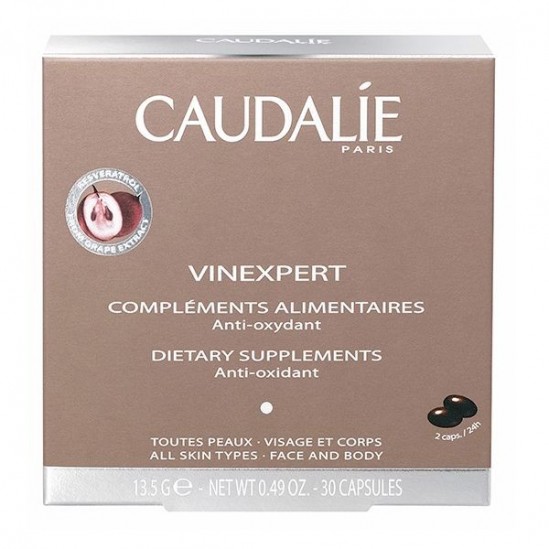 Caudalie vinexpert compléments alimentaires 30 capsules