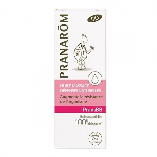 Pranarôm huile de massage immunité bio prana BB 10ml