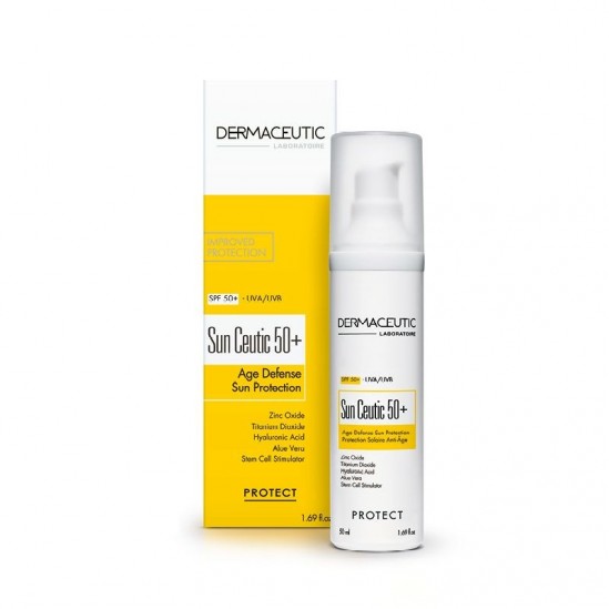 Dermaceutic sun ceutic protection solaire FPS 50 + crème de 50ml