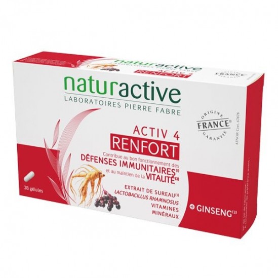 Naturactive activ 4 renfort boite de 28 géllules 