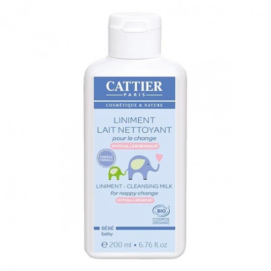 Cattier bébé liniment lait nettoyant 200ml