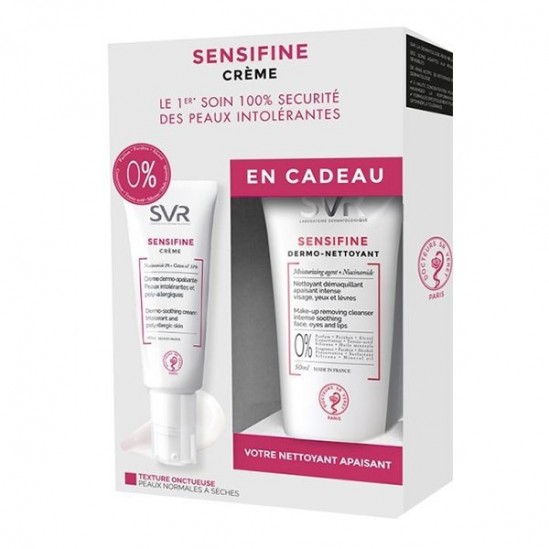 Svr sensifine crème 40ml + dermo nettoyant 50 ml OFFERT