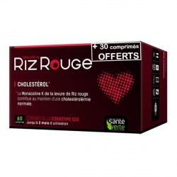 Santé Verte levure de riz rouge + 30 comprimés