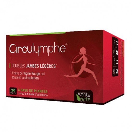 Santé Verte circulymphe bio jambes légères 30 comprimés