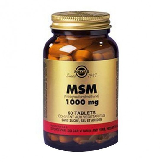 Solgar msm 1000 mg 60 tablets Solgar msm 1000 mg 60 tablets