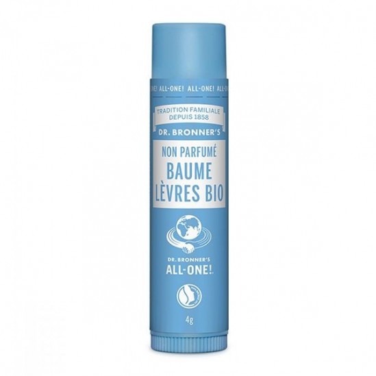 Eolys dr bronner's baume à lèvres non parfumé 