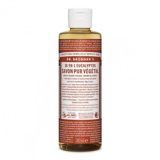 Eolys dr bronner's savon liquide eucalyptus 240ml