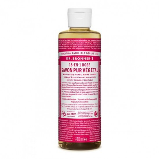 EOLYS DR BRONNER'S SAV LIQ 240ML ROSE