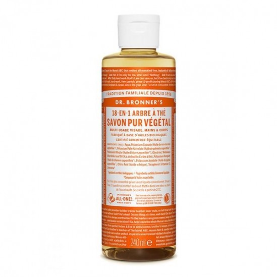 Eolys dr bronner's savon liquide arbre à thé 240ml