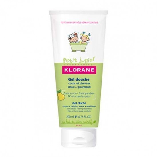 Klorane Junior Gel Douche Corps et Cheveux Poire 200ml