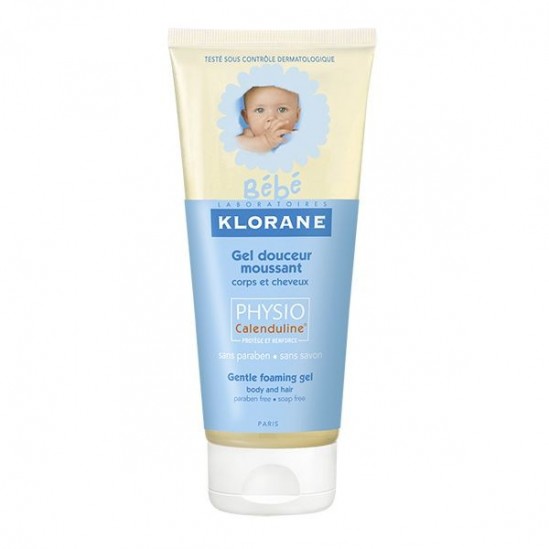 Klorane gel douceur moussant corps & cheveux 200ml